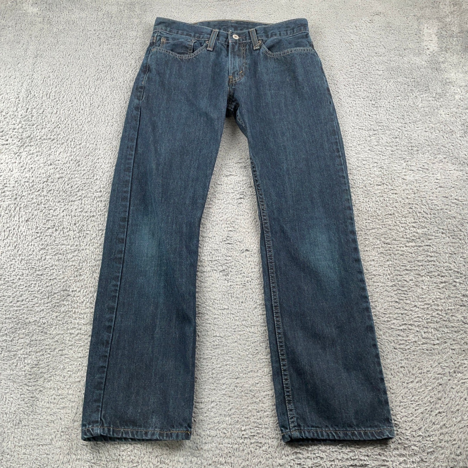 Levis 514 Jeans Mens 31×30 Fits 30×29 Blue Slim Straight Dark Wash Denim Pants