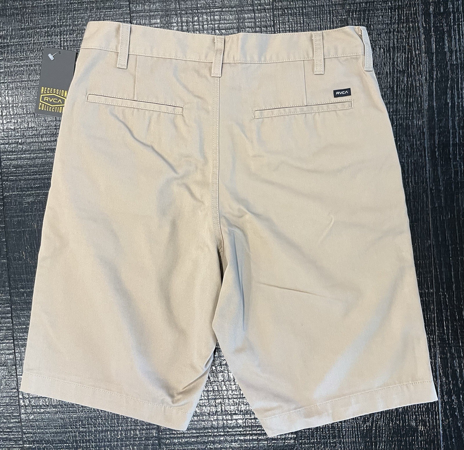 RVCA Americana Chino Shorts Size 28 Khaki $56