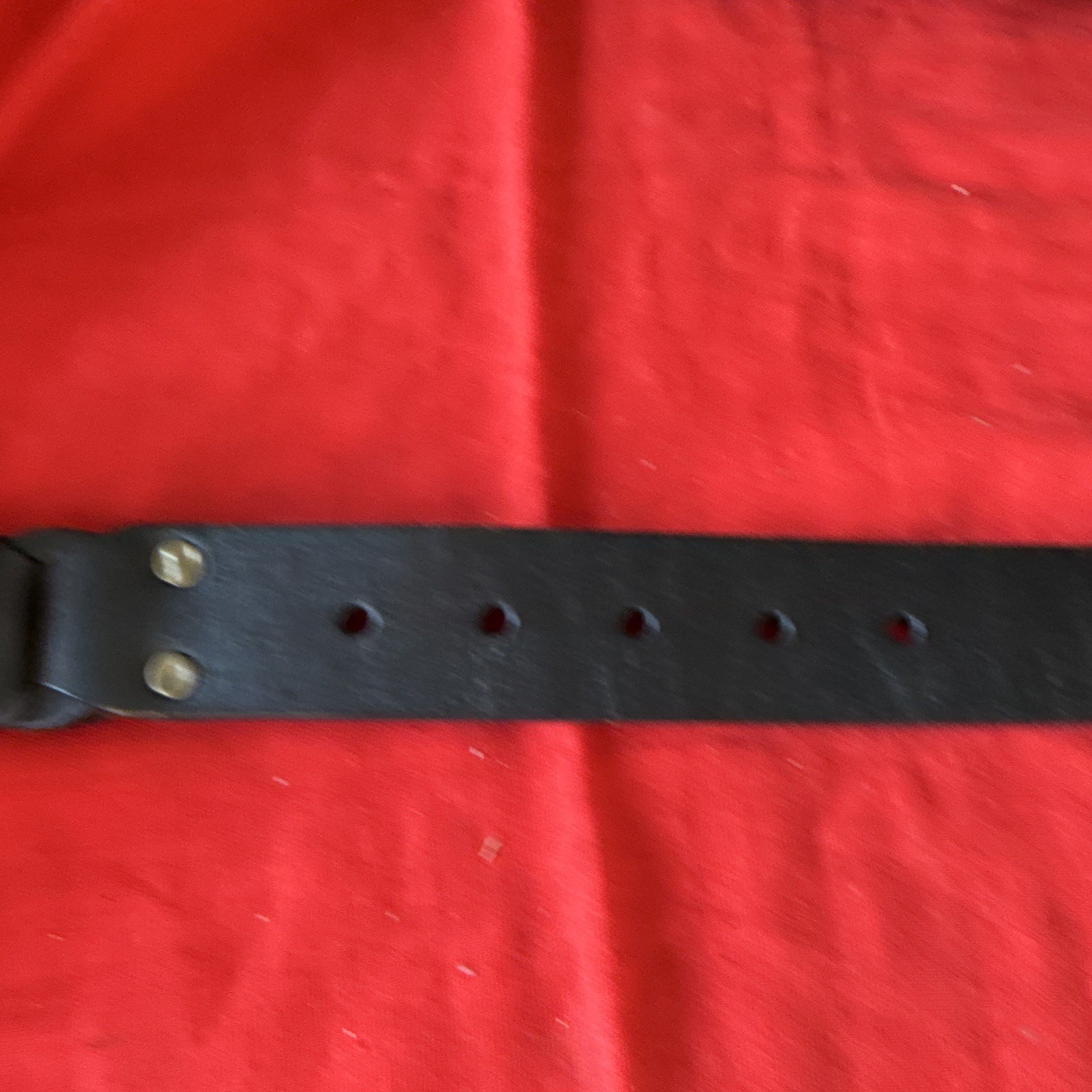 Lucky Brand Men’s Black Braided Belt Brass Buckle 1.5in Width Size 42