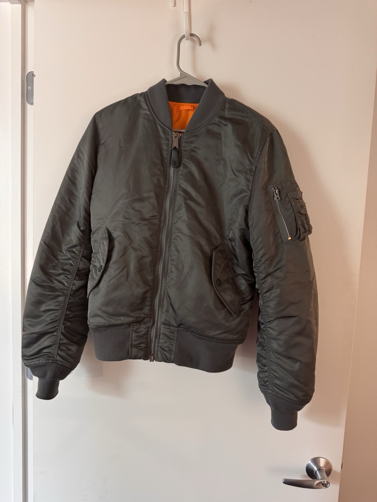 Alpha Industries Jacket Mens Medium Excellent Pre-owned