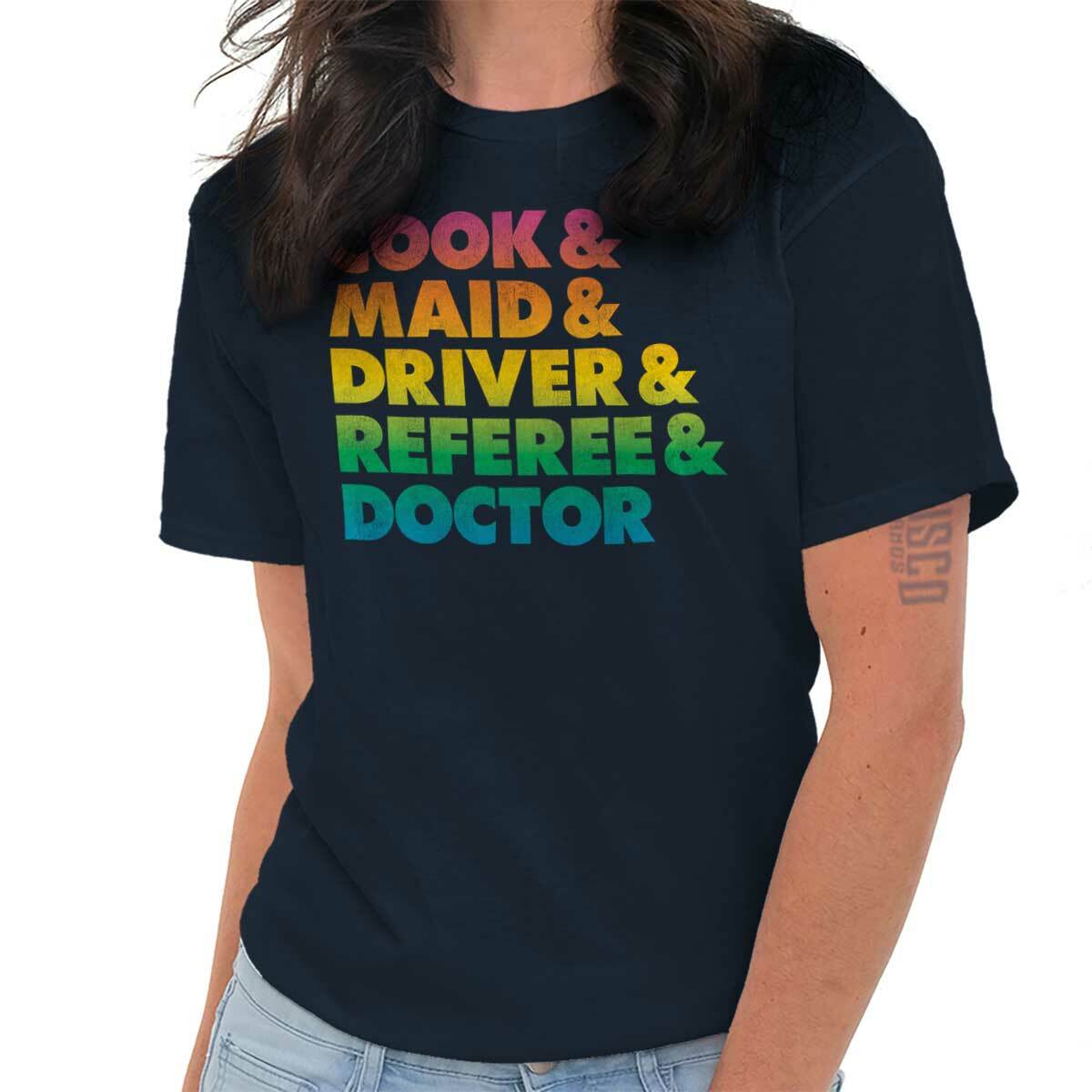 Tired As A Mother Cool Happy Mom Life Gift Womens Graphic Crewneck T Shirt Tee