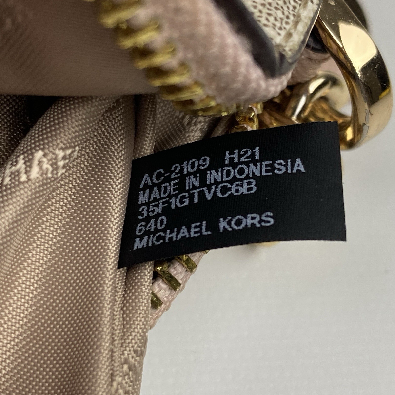 Michael Kors Mercer Logo and Leather Accordion Crossbody Bag Pink Medium