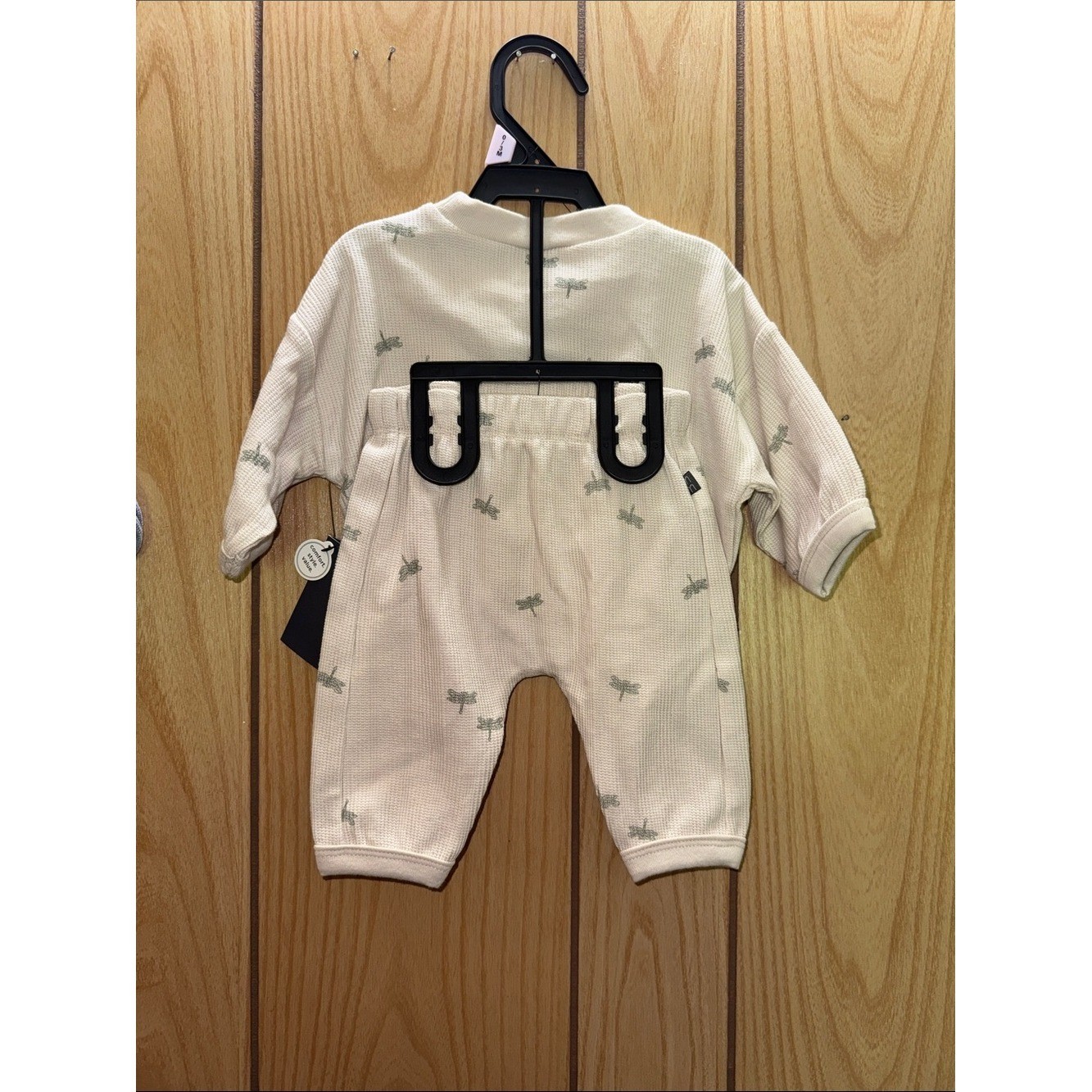 Gerber Baby Matching Sets in Light Blue and Cream