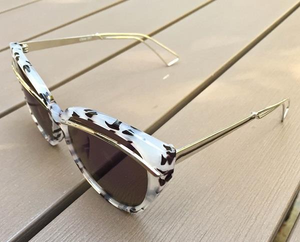 Large Lady in Cat Eye Wire Bar Celebrity Fashion Designer Women Sunglasses 2331