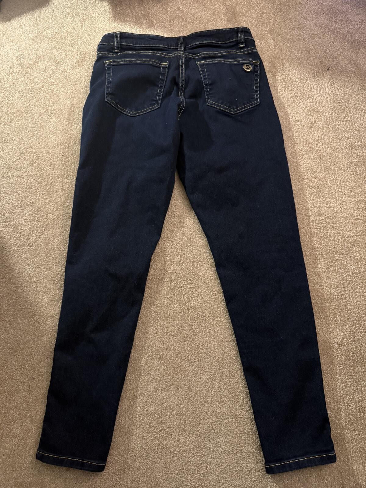 Michael Kors Izzy Skinny Ankle Dark Wash Jeans Size 8