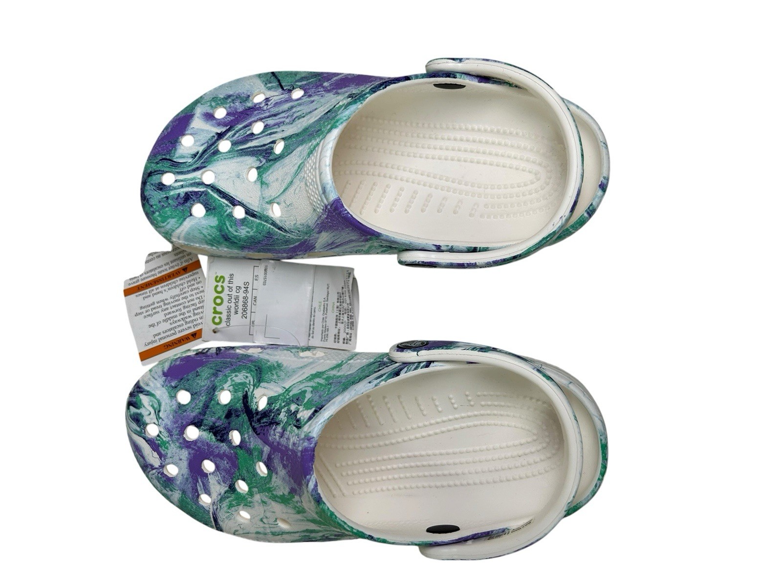 Crocs Classic Out of This World II Clogs 206868-94S Marble NWT M4/W6