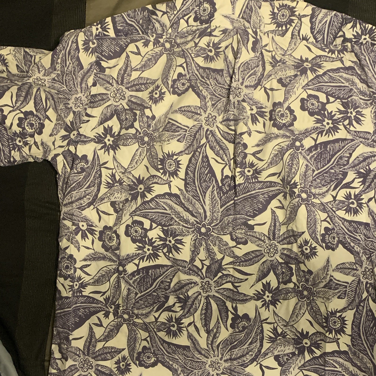 Daniel Cremieux Collection Men’s L Cotton Blue/White Floral Button-Up Luxury