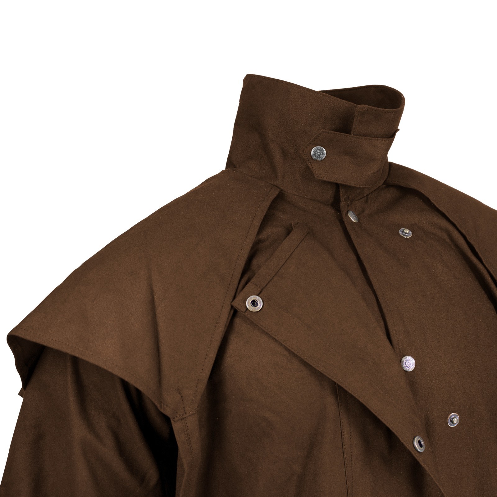 Unisex Western Oilskin Duster Coat | Waterproof Jacket – Economy Budget Edition