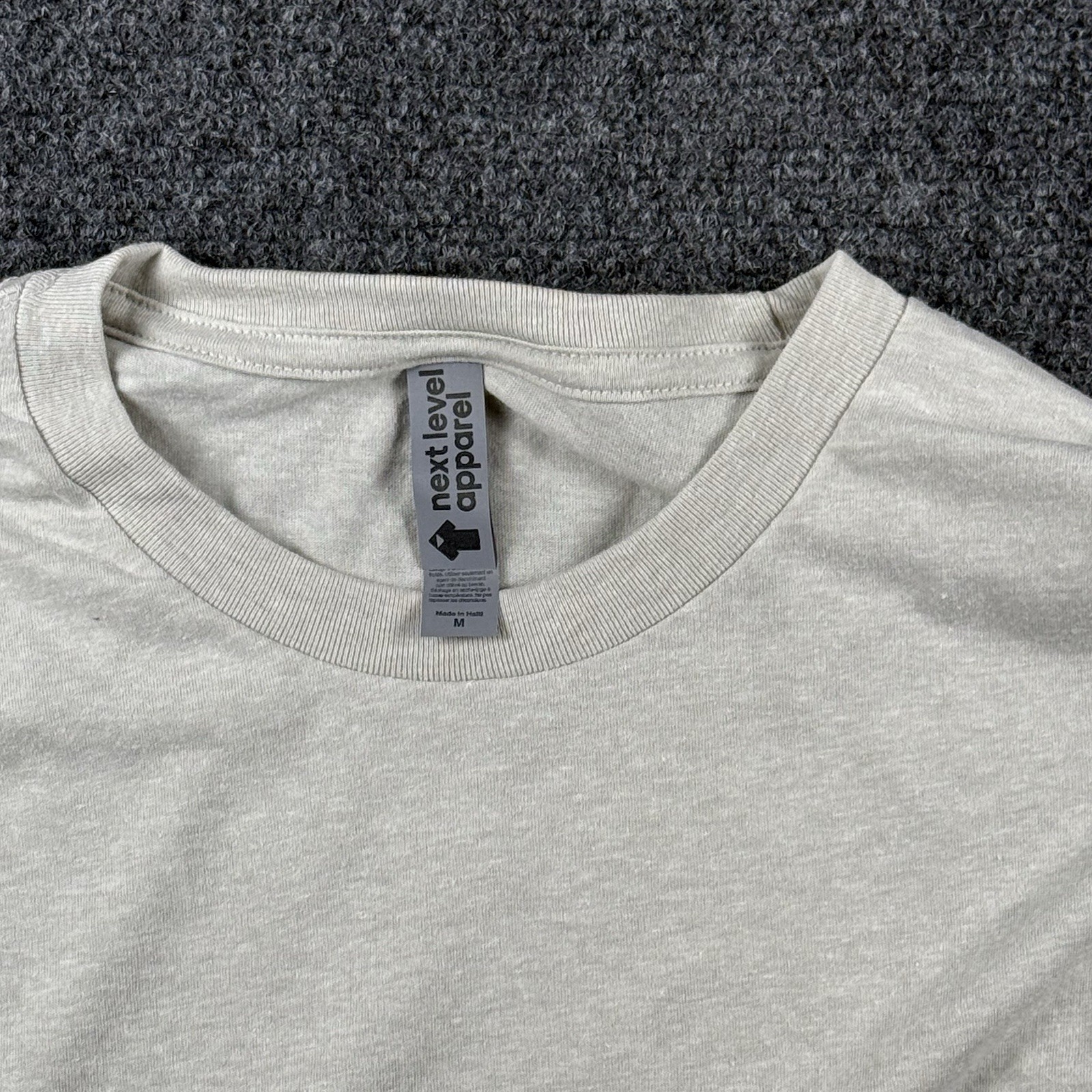 Next Level Apparel Men’s CVC V-Neck Stylish T Shirt Casual Plain T-Shirt Tan