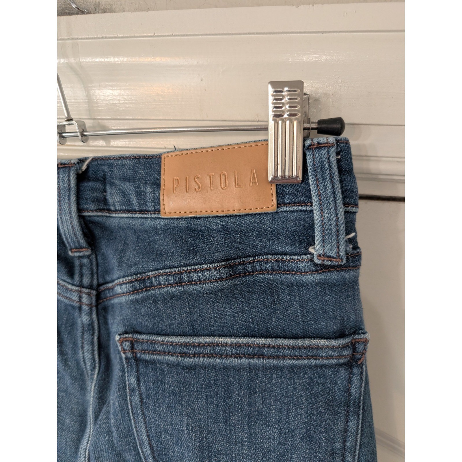 Pistola Roselyn High Rise Straight Leg Jeans Womens Size 25 minimalist