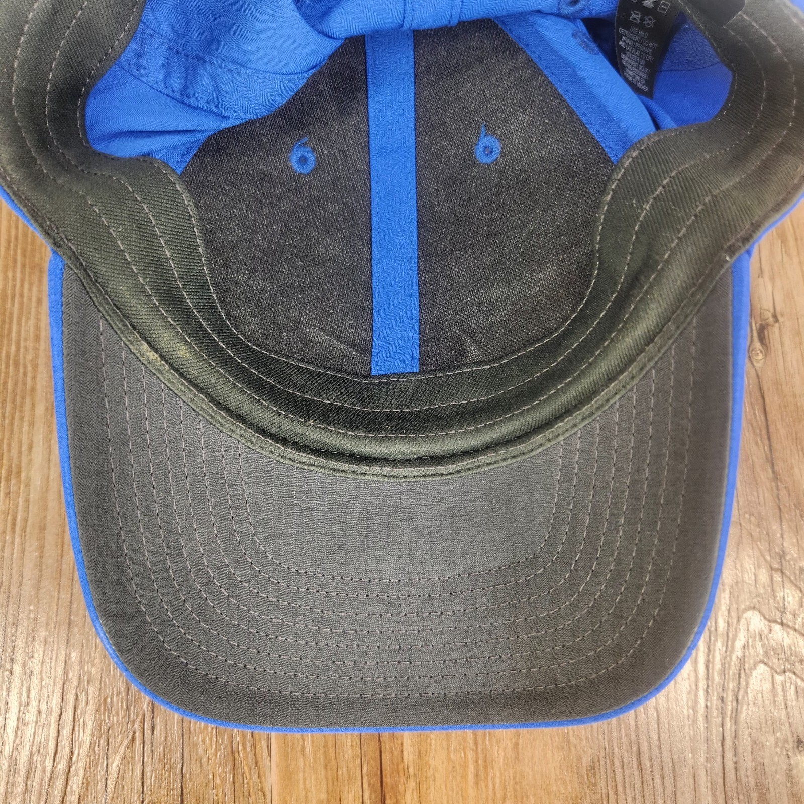 Nike Legacy91 Dri-Fit Strapback Hat Cap Blue Running Athletic Sports Swoosh Gym