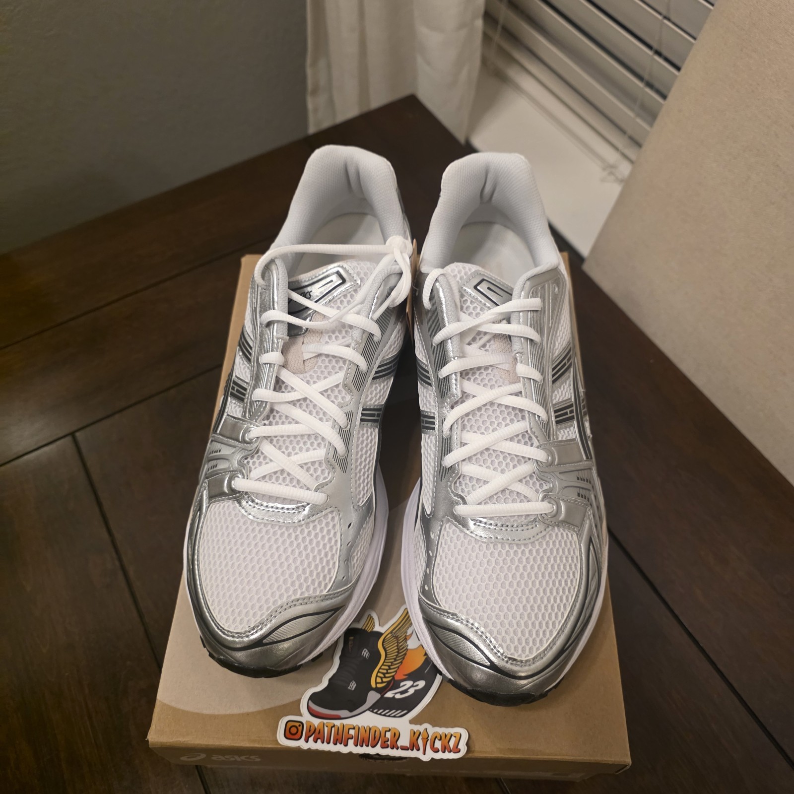 Size 13 – ASICS Gel Kayano 14 White Graphite Grey