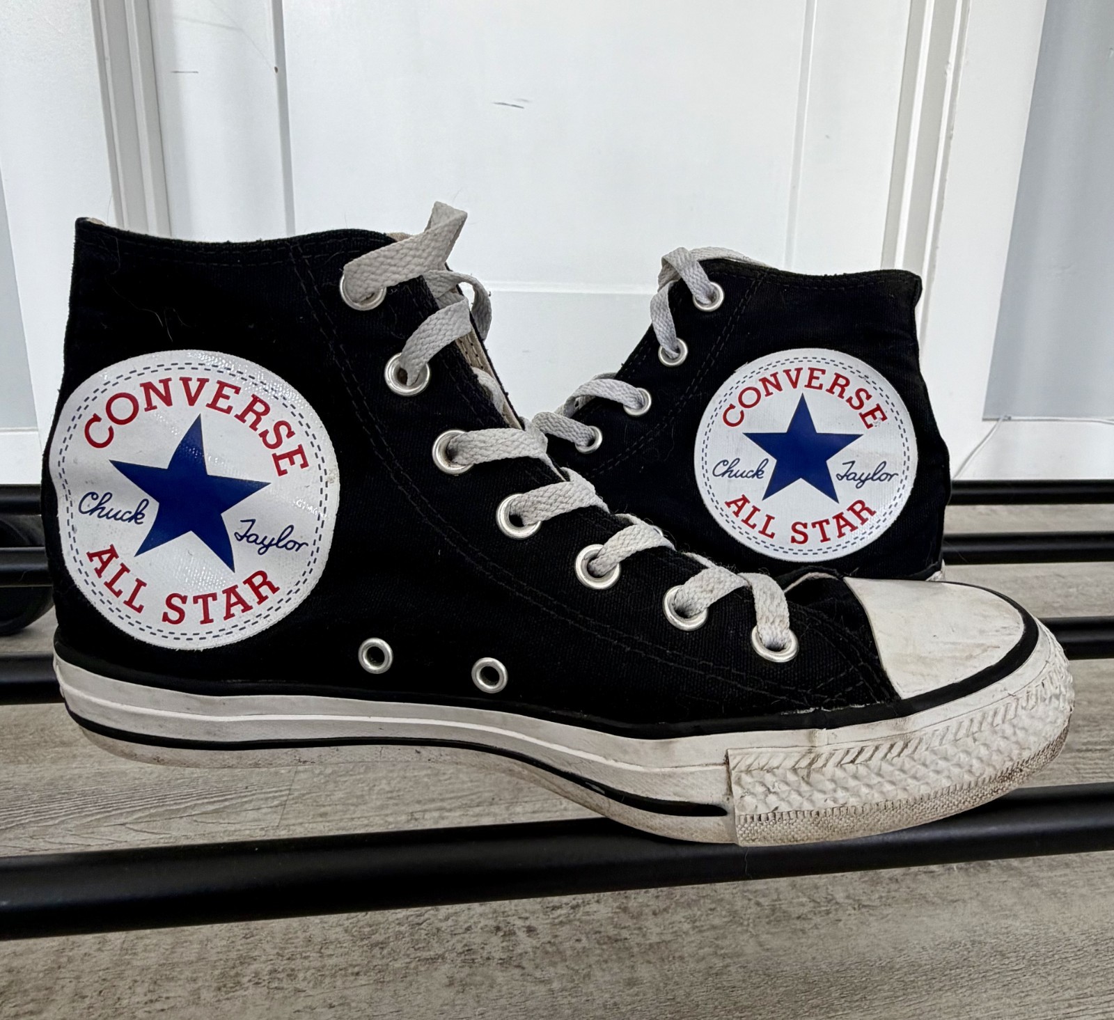 Converse Chuck Taylor All Star Hi Oversized Logo Black 165696C Unisex M6, W8