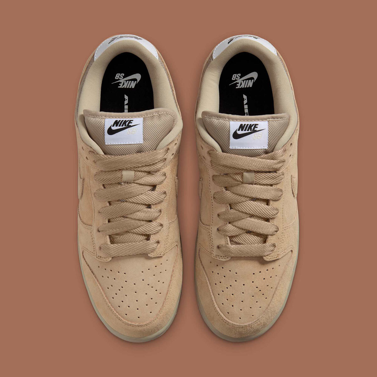 Nike SB Dunk Low Pro B Parachute Beige Desert Khaki HJ0367-200 sz 9 Men’s