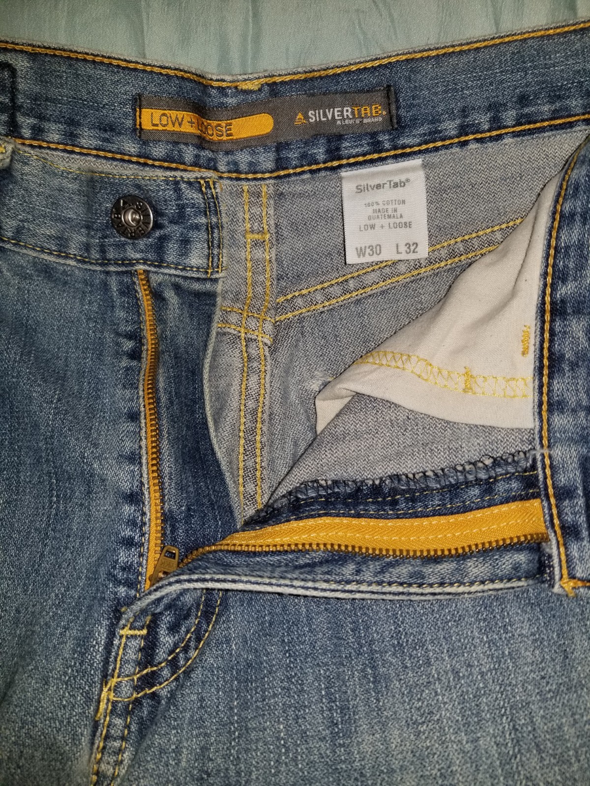 Levis Silvertab Jeans – 30×32 Low + Loose Mens Vintage – pre-owned