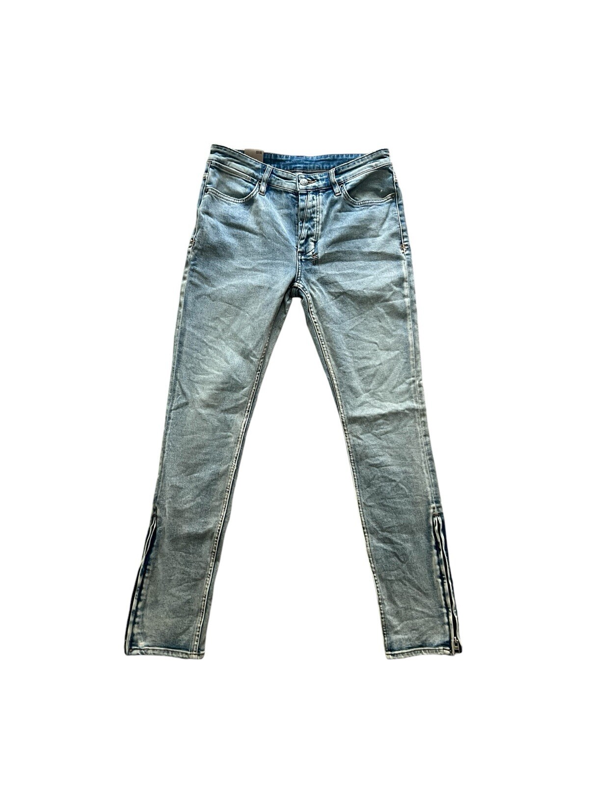 Ksubi Jeans Mens Van Winkle Chamber Skinny Leg Blue $260 Size 30/32
