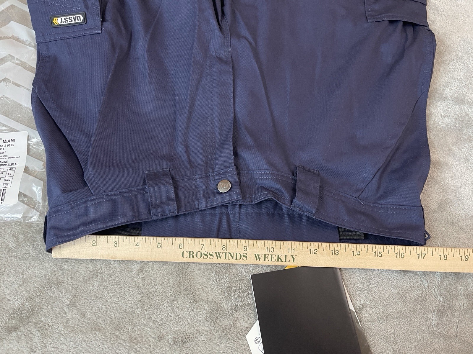 Dassy Miami Work Trousers Pants Knee Pockets 36×32 New With Tags.