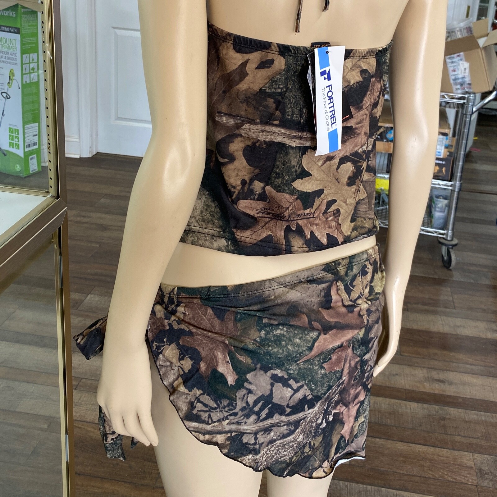 Camo Tankini BOTTOMS Swim Camouflage True Timber oak tree real mossy brown