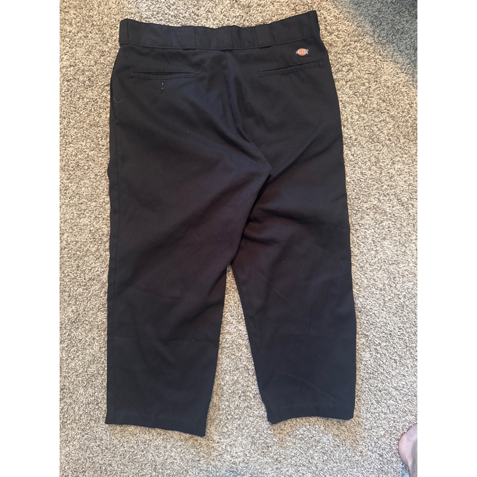 Dickies 874 Original Fit Work Pants Black Straight Leg Mens 33×27 Skate Utility