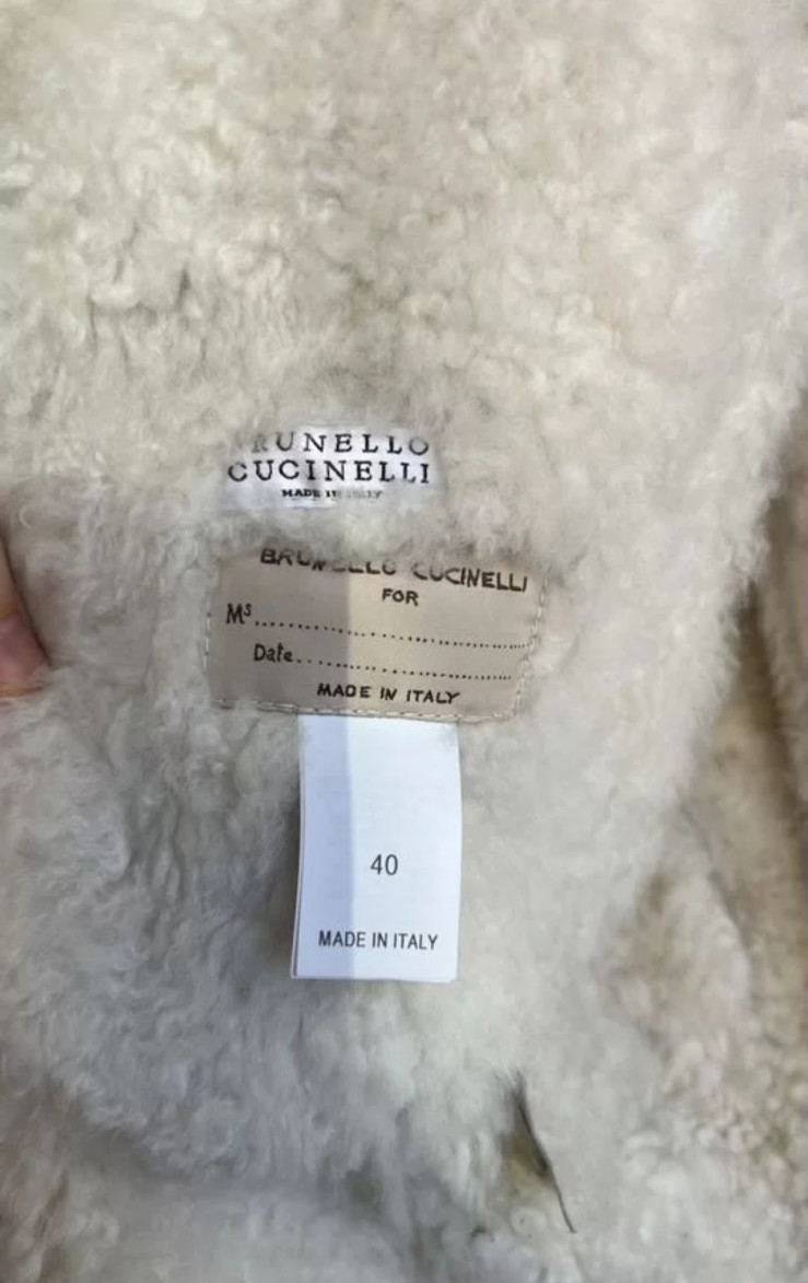 Brunello Cucinelli Women Vest Fur Jacket Size 40 S