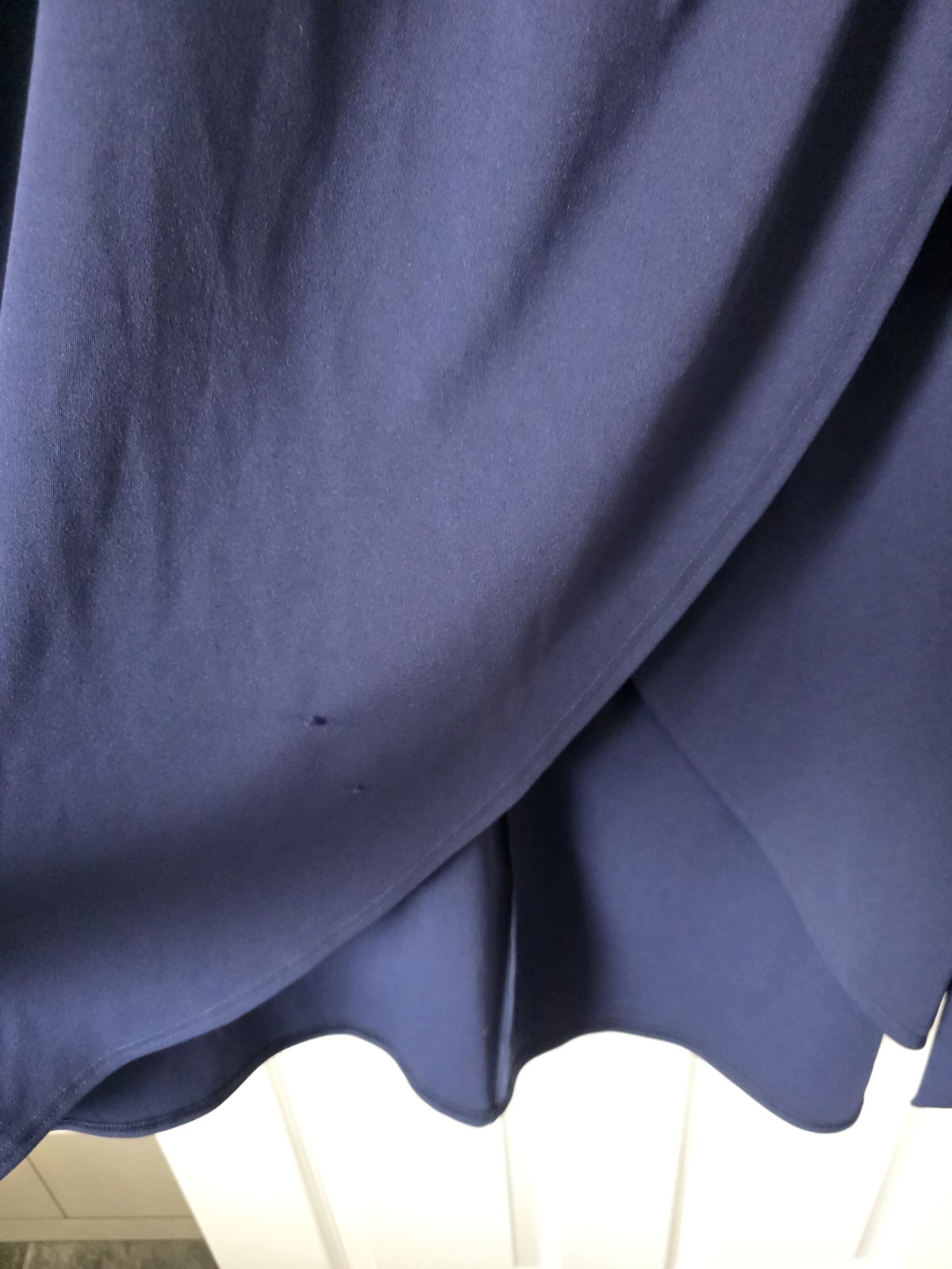 BNWT Quiz Size 22 Navy Blue Dress Tulip Faux Wrap Bardot Neckline Wedding Party