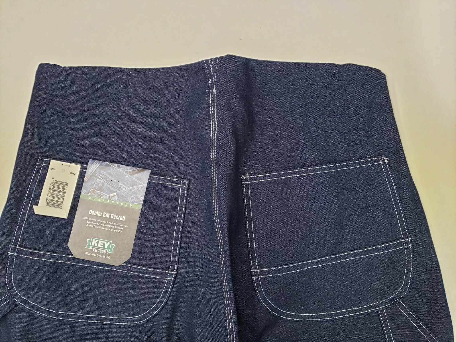 NEW Mens Authentic KEY IMPERIAL Carpenter Bib Overalls 100% Cotton