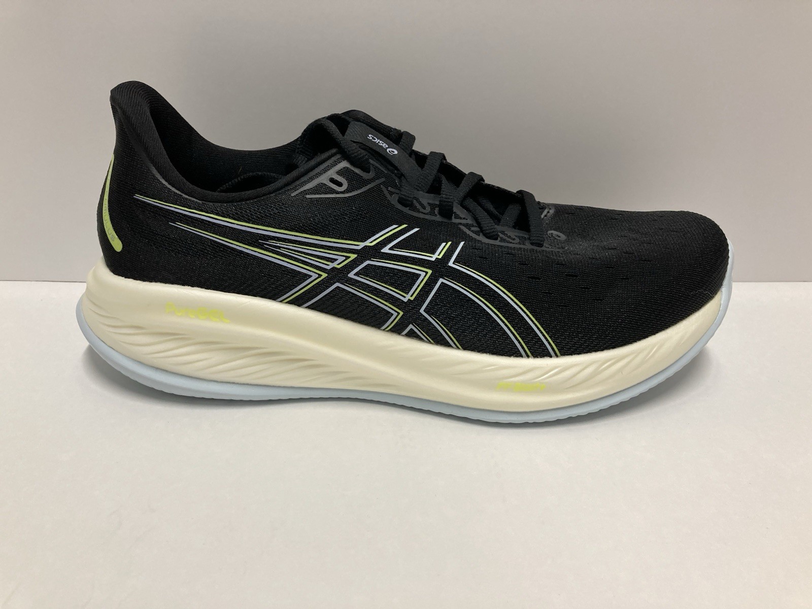 ASICS Gel-Cumulus 26 Men’s Size 9.5 Black/Safety Yellow