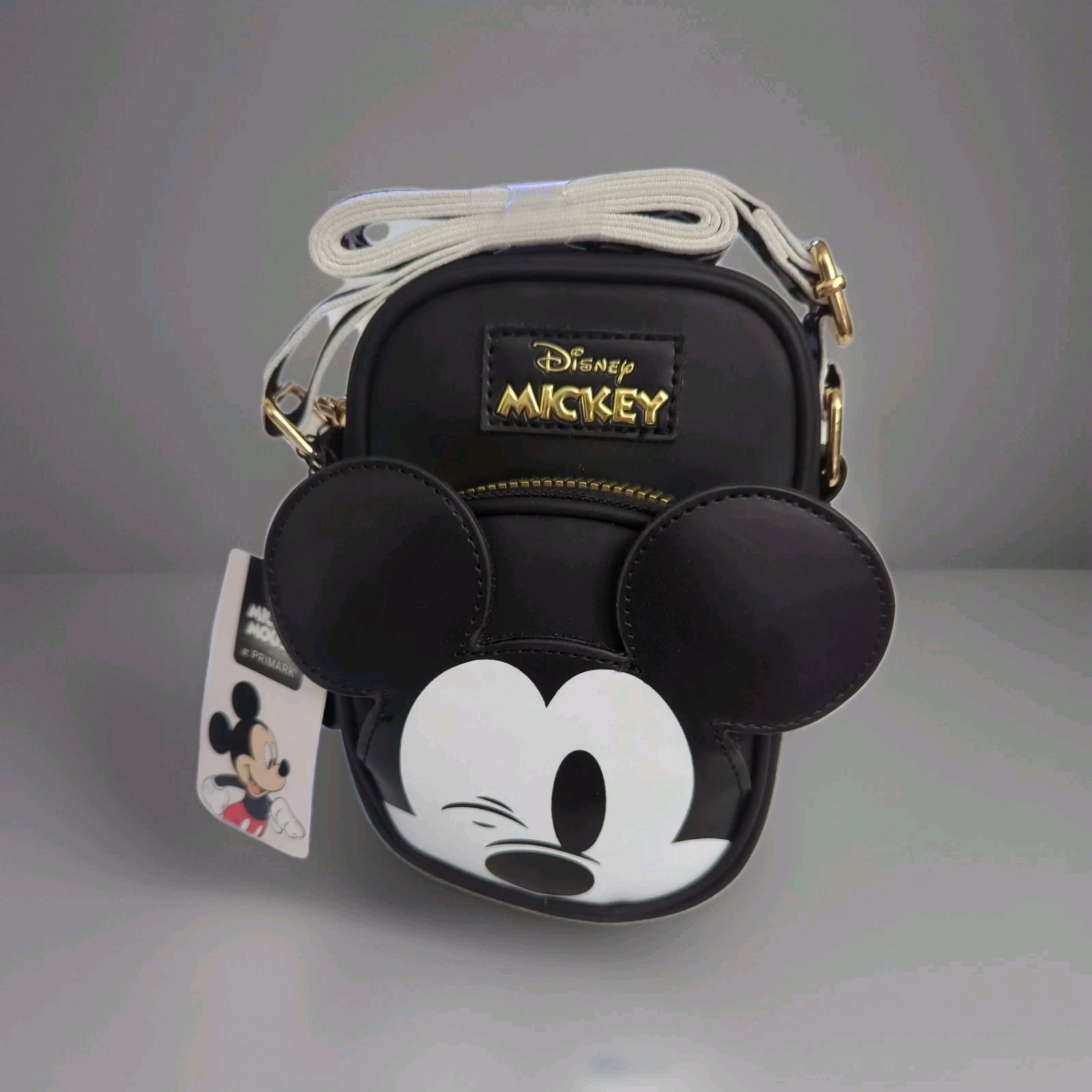 DISNEY PRIMARK EXCLUSIVE WINKING MICKEY MOUSE CROSSBODY BAG PURSE NWT