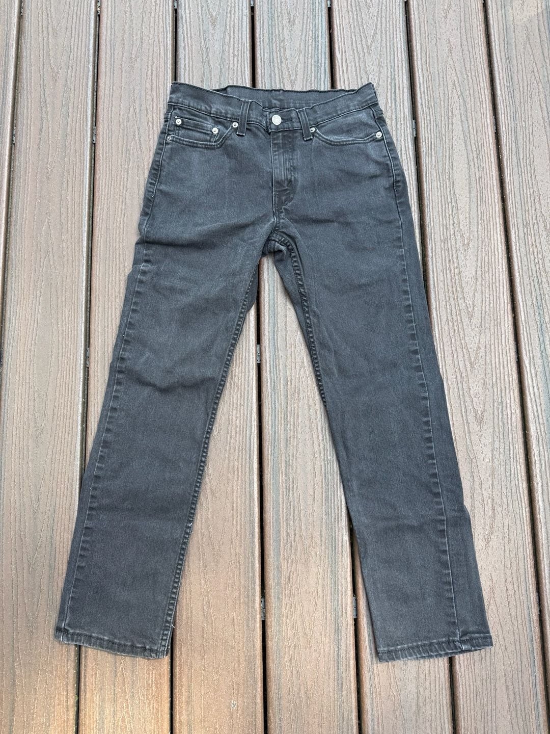 Levi’s 514 Straight Fit Black Jeans 29×30