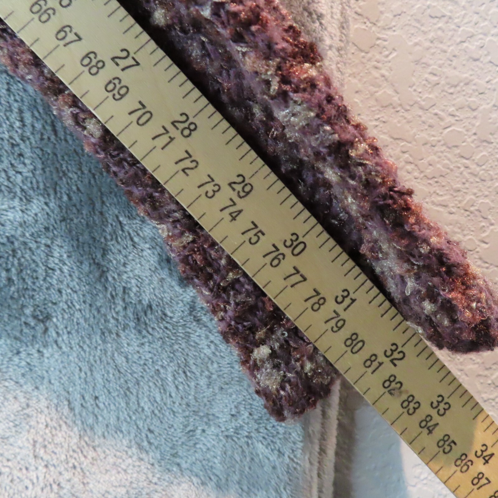 CEDAR CANYON Sweater Womens Large Purple Chunky Knit Wool Blend Outdoor VTG