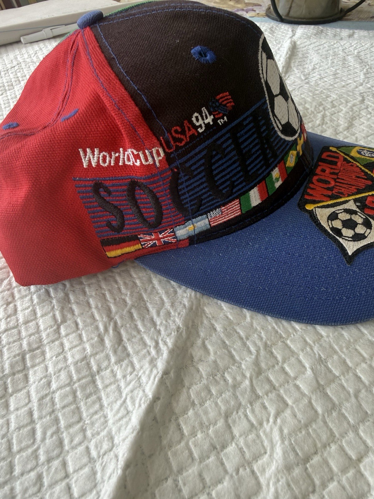 FIFA World Cup 1994 Brazil Hat. The Game SnapBack Hat: Vintage
