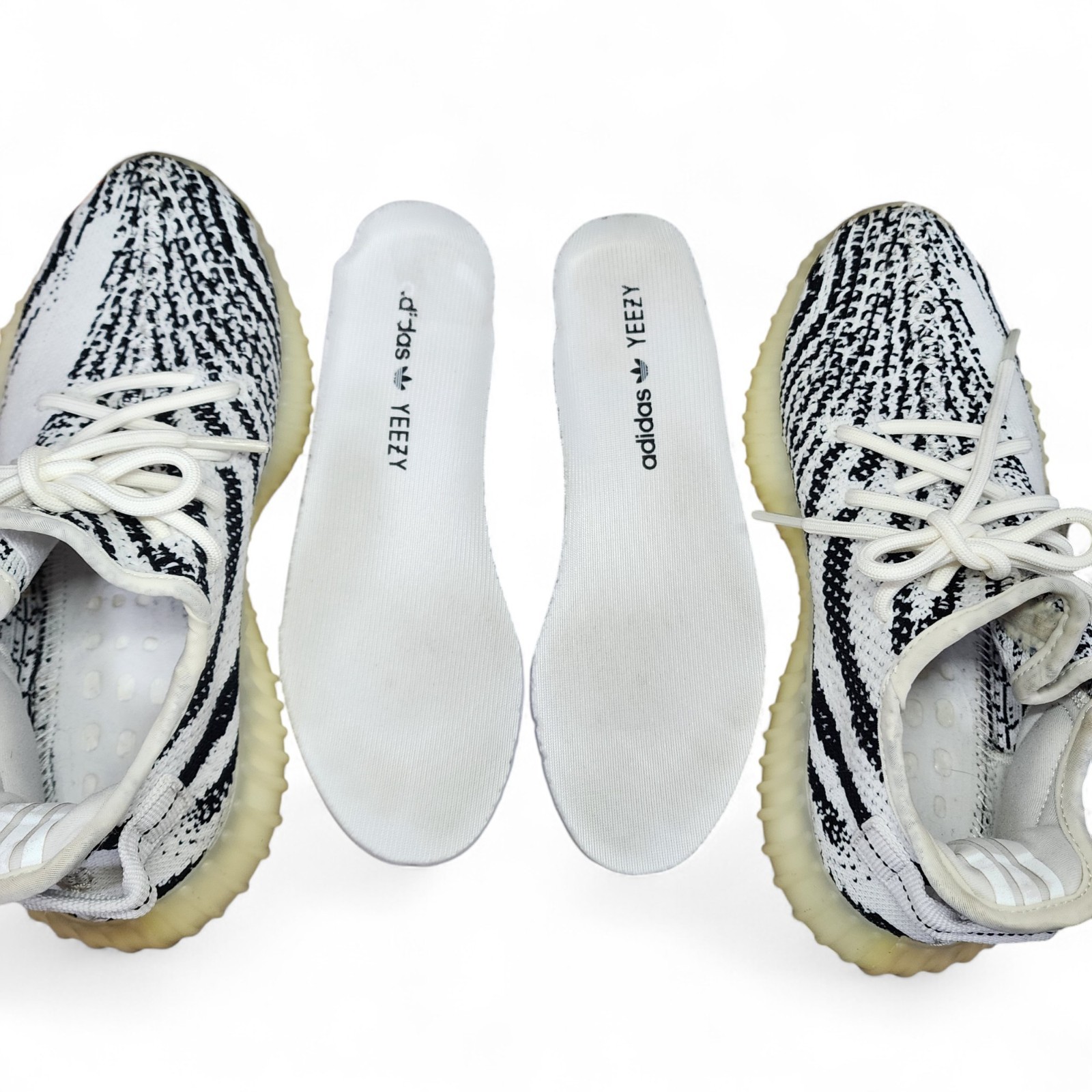 Adidas Yeezy Boost 350 V2 ‘Zebra’ Streetwear White Black Red CP9654 Men’s Size 6