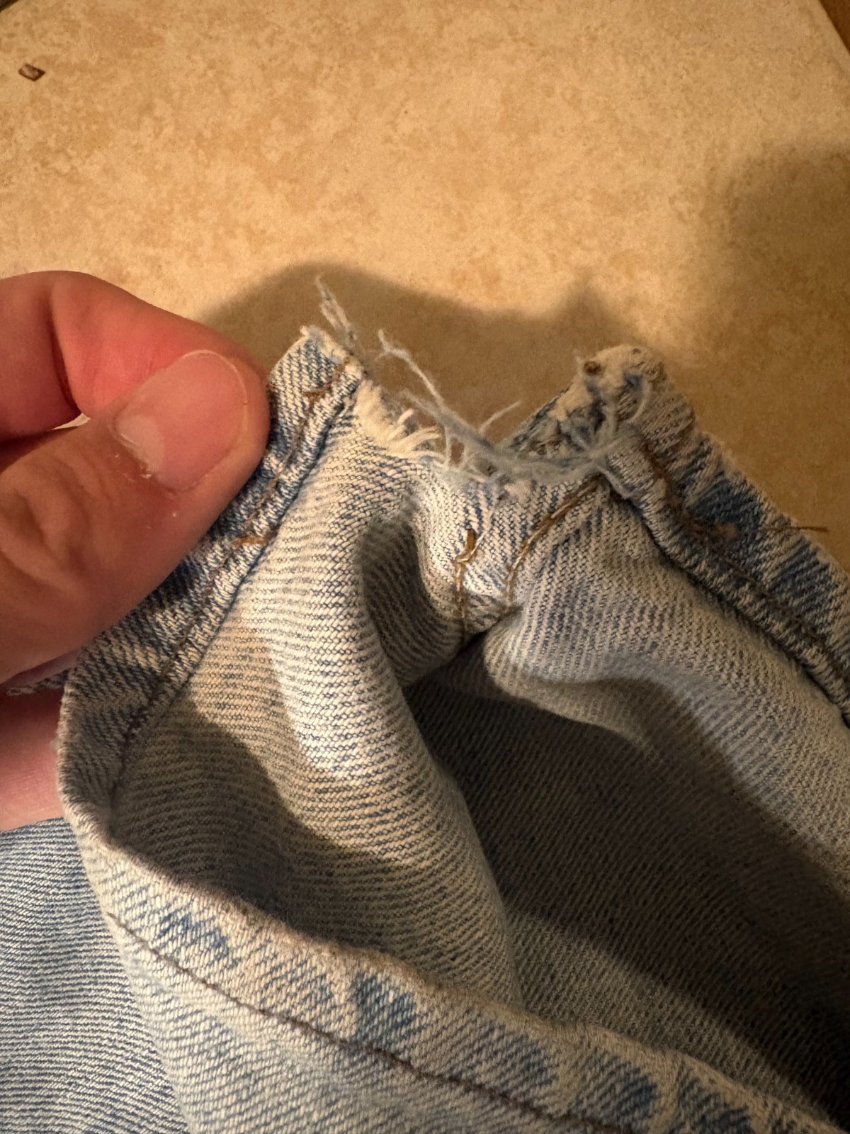 Vintage 90s Levis Silvertab Baggy Jeans Mens True 34×31.5 Light Wash Made in USA