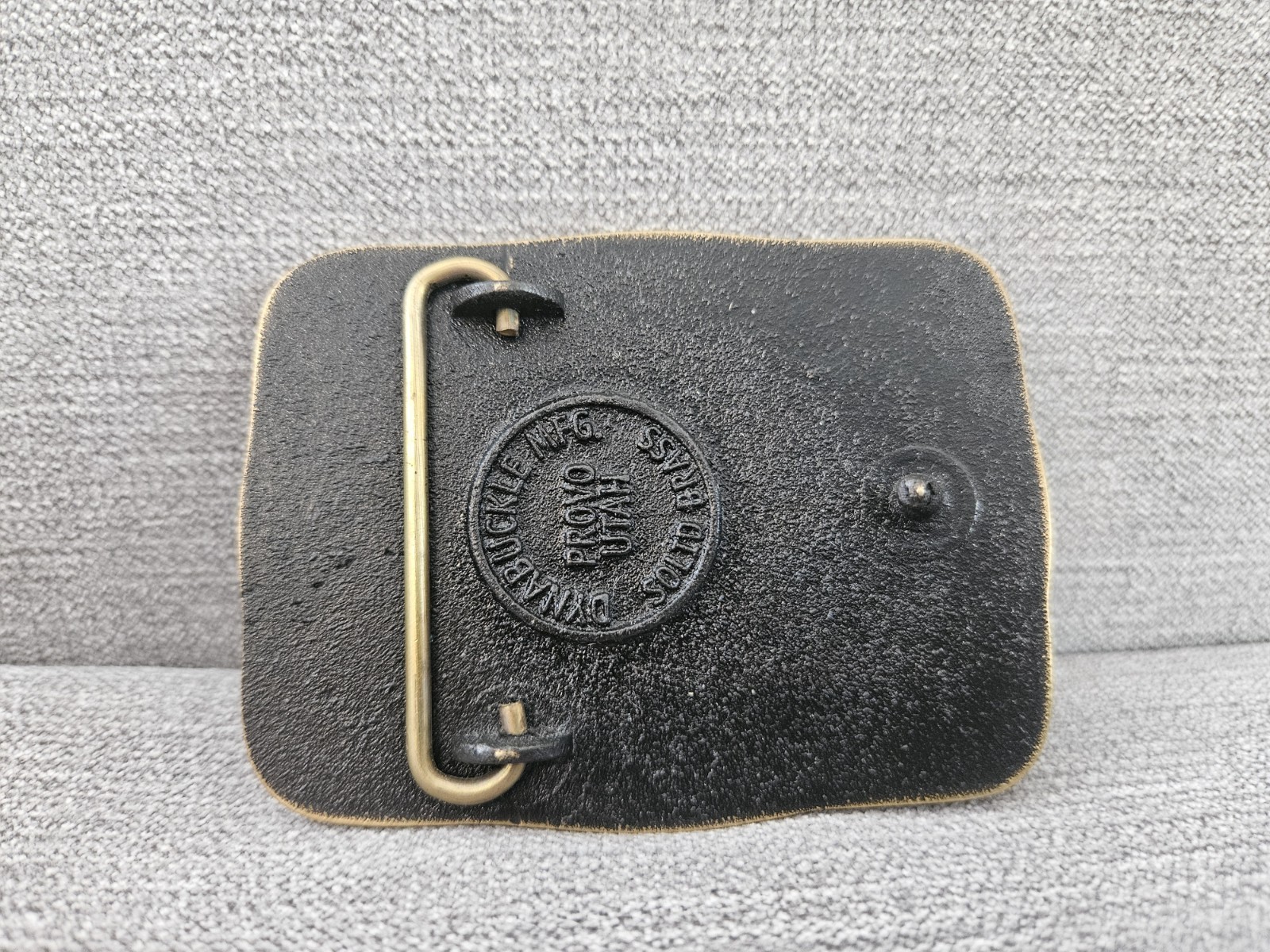 Sturgeon Electric Company 90th Anniversary Belt Buckle 1912-2002 Pride USA Award