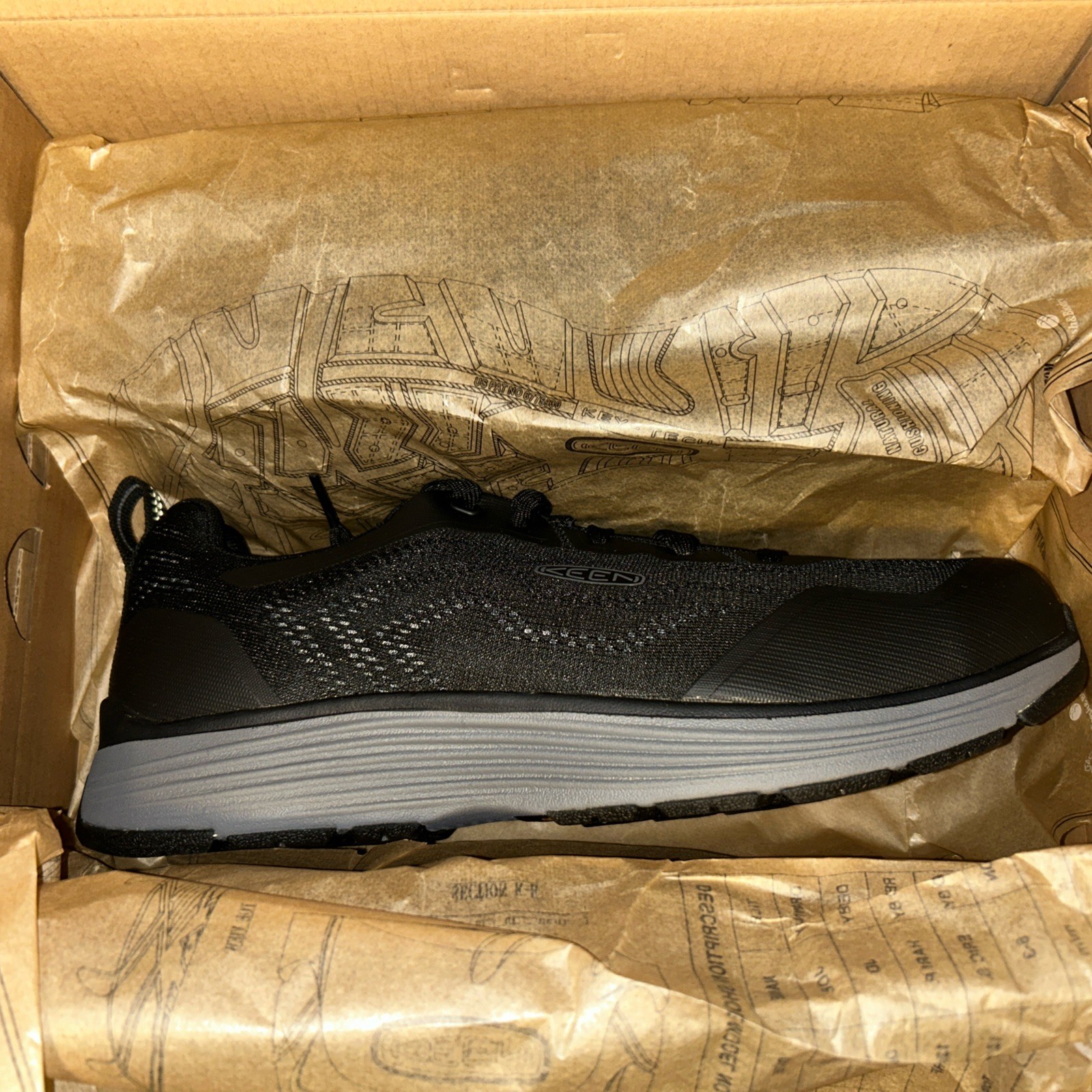 KEEN Sparta 2 Low Height Alloy Toe ESD Industrial Work Shoes Men’s 12-US 1025637