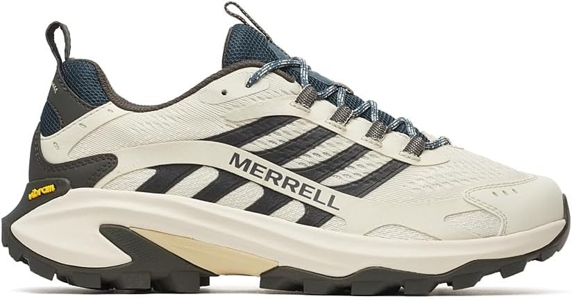 Merrell Mens Moab Speed 2 Hiking Shoes Lightweight Stucco Size 14 WIDE