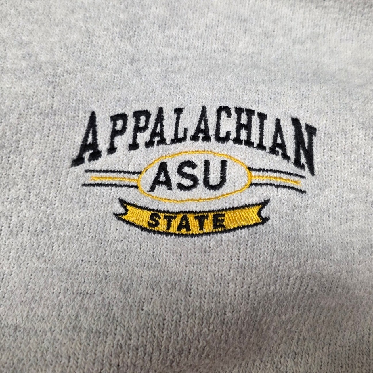 Vintage Cal Cru Appalachian State ASU Sweatshirt XXL Oatmeal Made in USA 90s