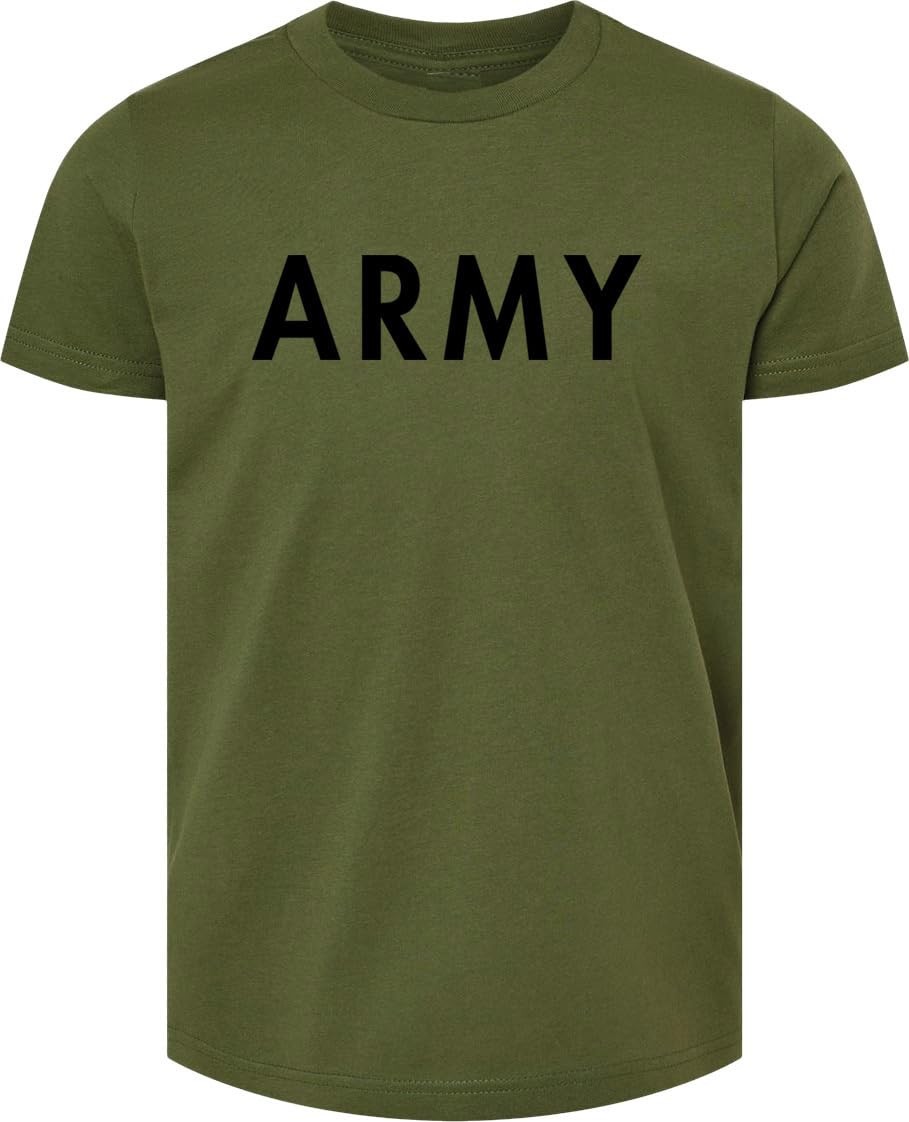Kid’s Army PT Style T-Shirt U.S. Army Military Physical Training Infantry Tee