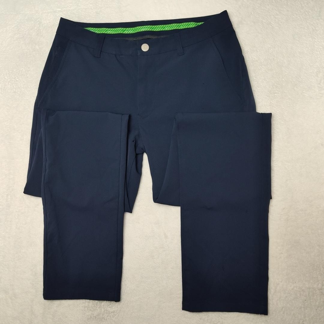 Bonobos Pants Mens 32×34 Blue Golf Highland Slim Performance Stretch Flat Tech