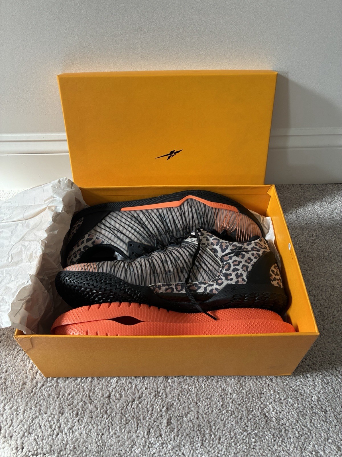 Player 1 Plus Cream Leopard Men’s Basketball Shoes Size 15