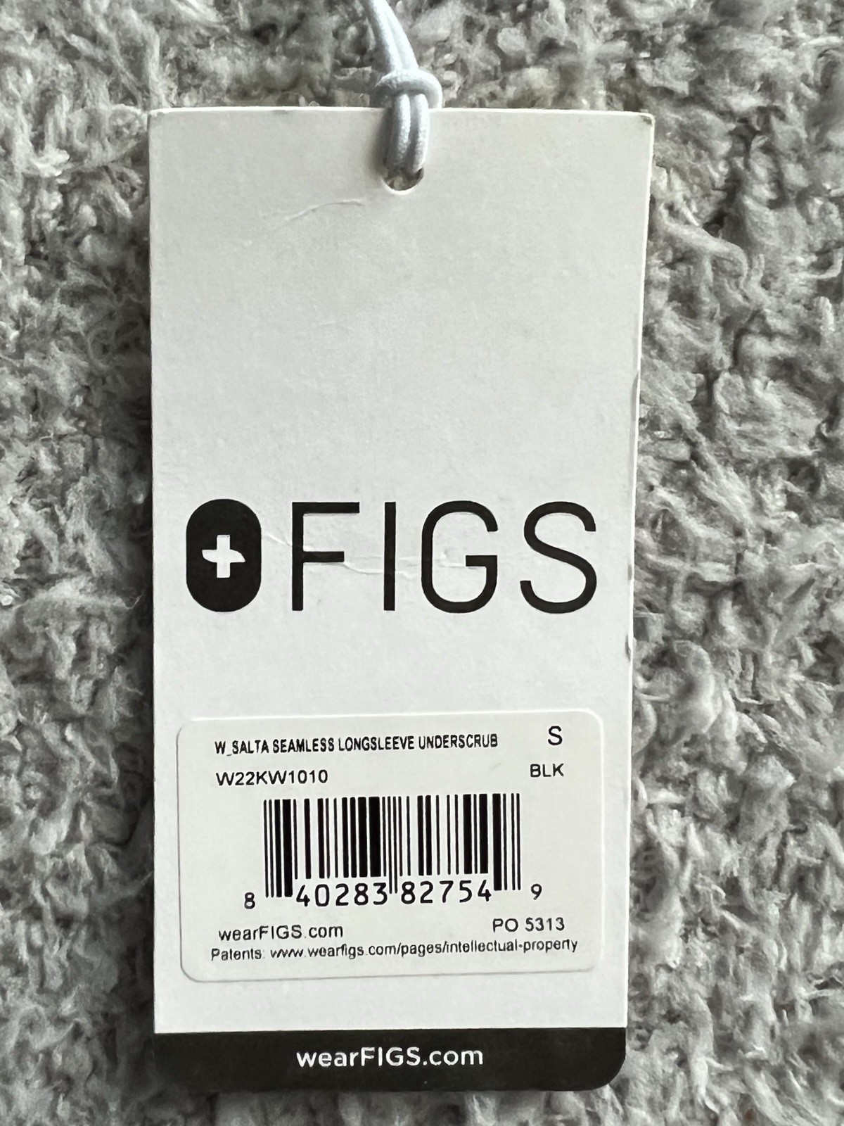 Figs Under Scrub Top Women’s Sz Small Black Salta Seamless Shirt Nursing Medical