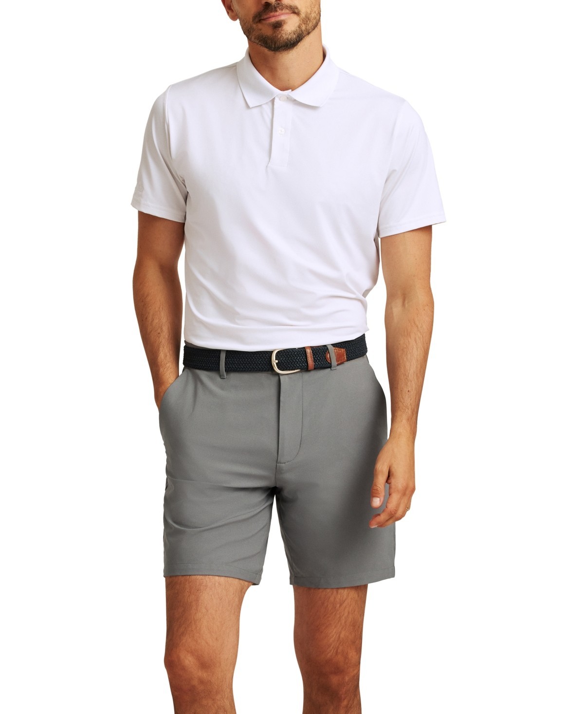Bonobos Mens Regular fit Casual All Season Shorts 42 Grey Solid