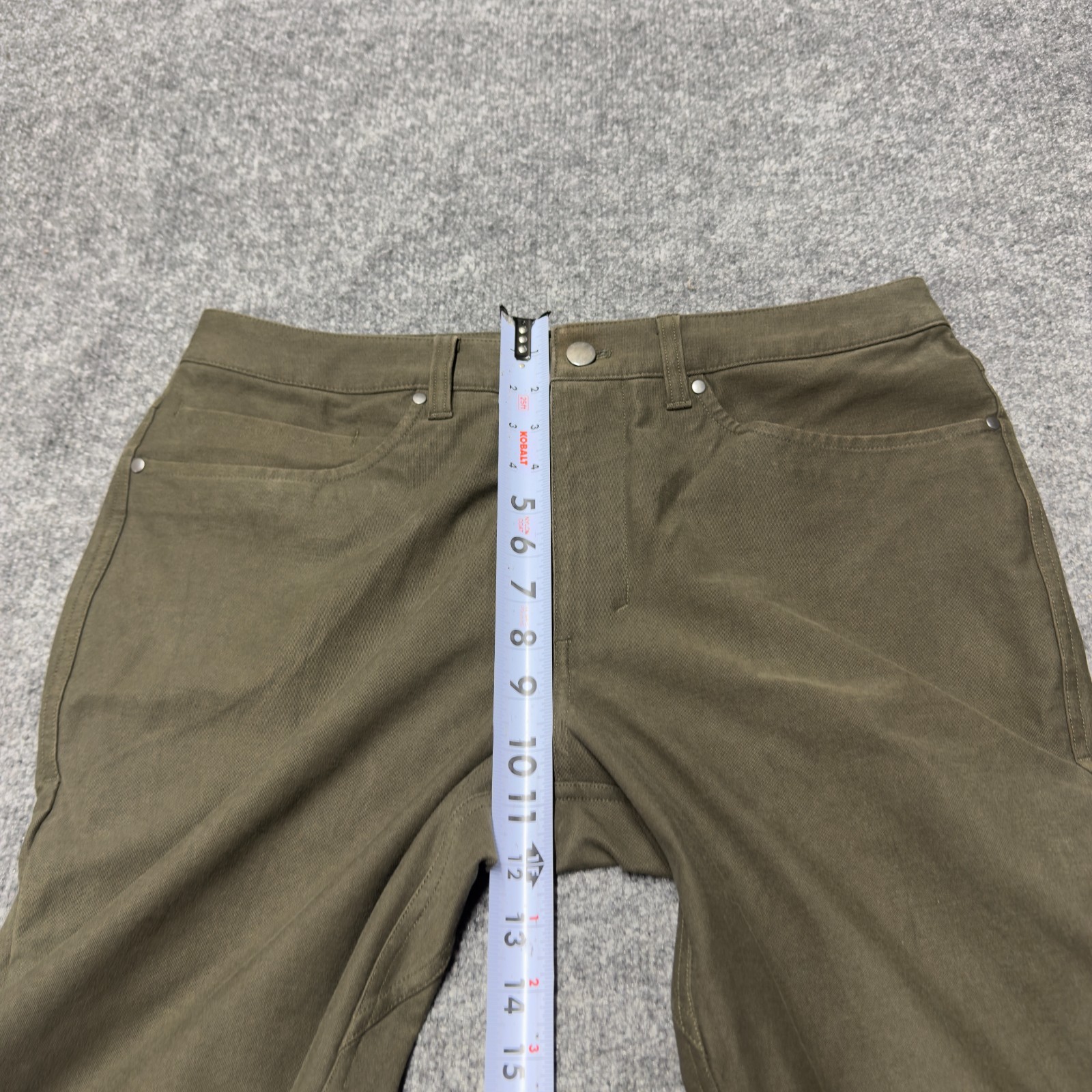 Lululemon ABC Slim Utilitech Pants Men 32×32 Canvas Abrasion Resistant LM5ABOS