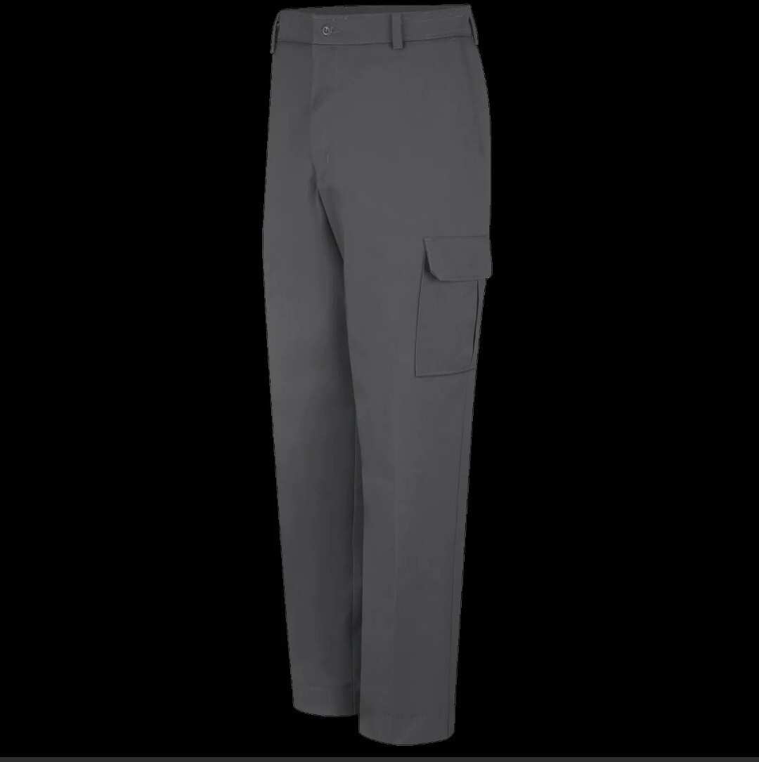 Red Kap Cap PT88CHO SIZE 33 UNHEMMED 37″ CHARCOAL CARGO INDUSTRIAL PANT