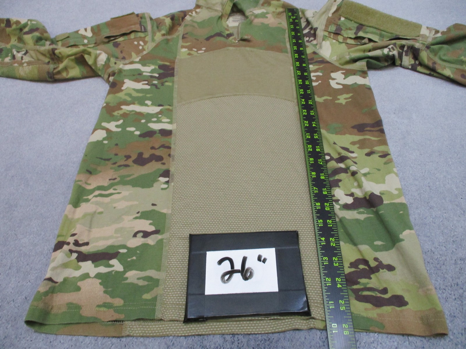 Team Soldier Certified Gear Army Combat Shirt MultiCam Padded Elbows Size S