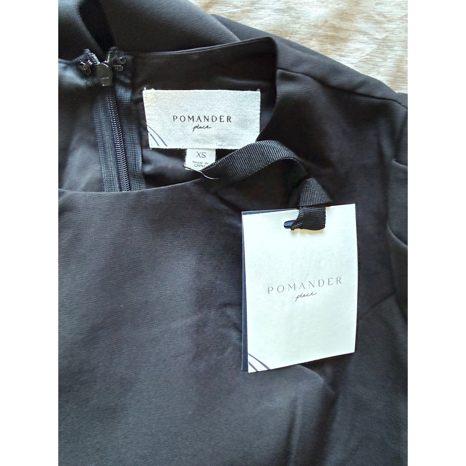 pomander place tuckernuck black with gold detailing lillith dress women x-small