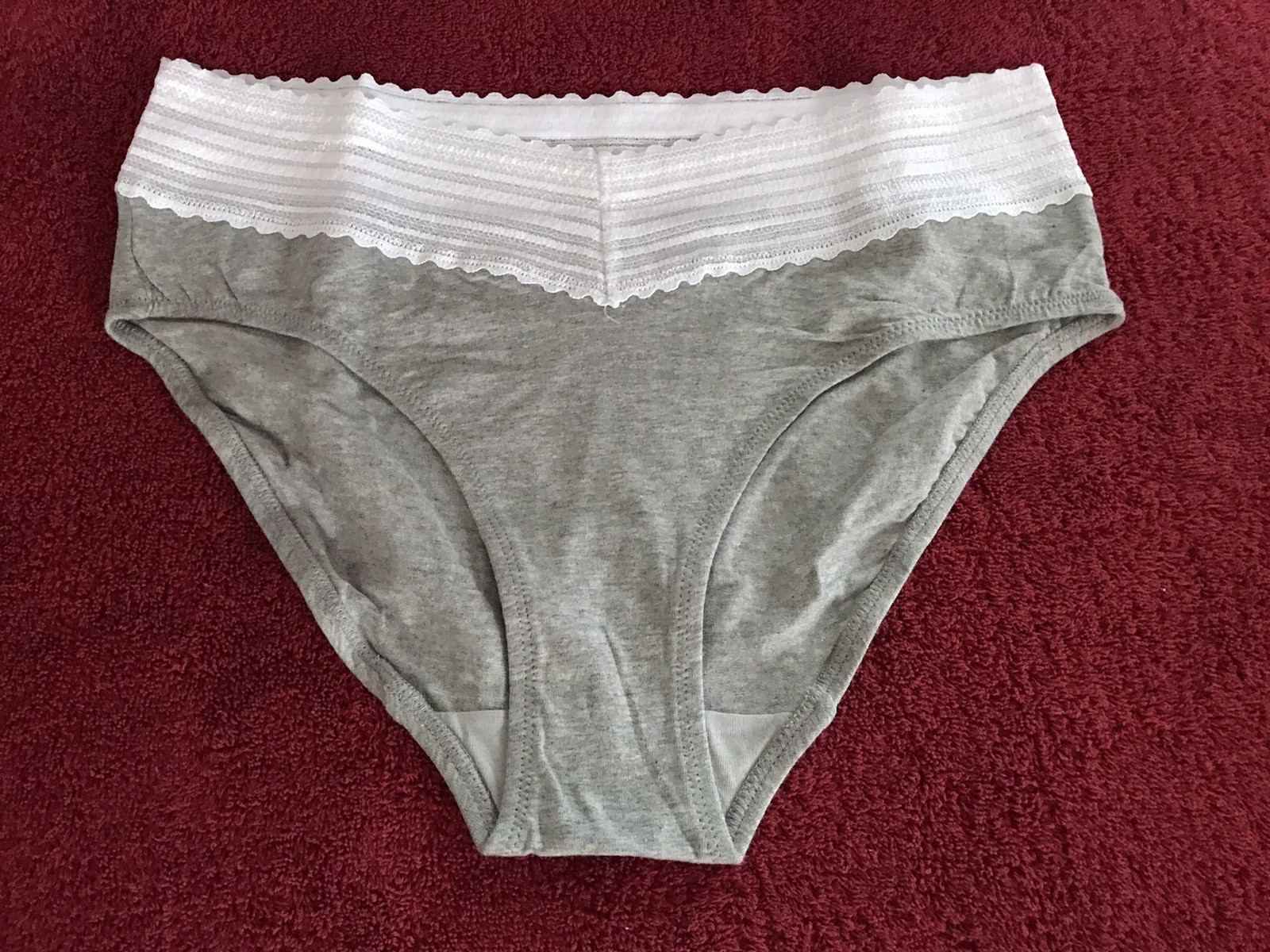 Warners Hipster Panties Underwear Lace Top (6-Pack) Women’s Sz M Cotton Stretch