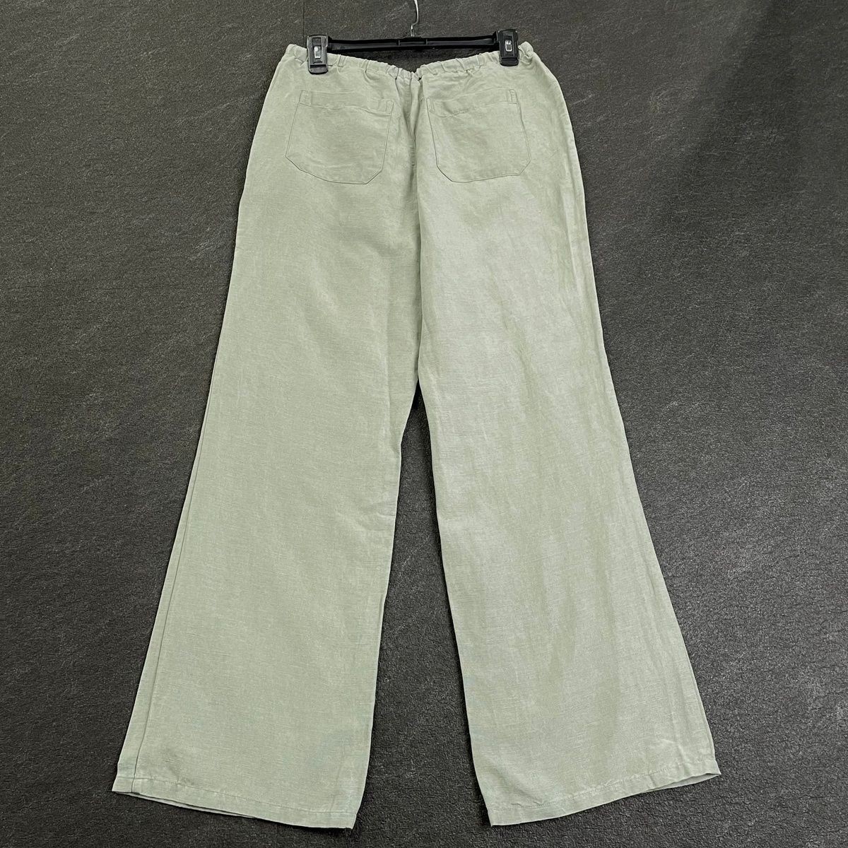 MARINE LAYER Linen Drawstring Pants Women’s Size XL Sea Spray 20503