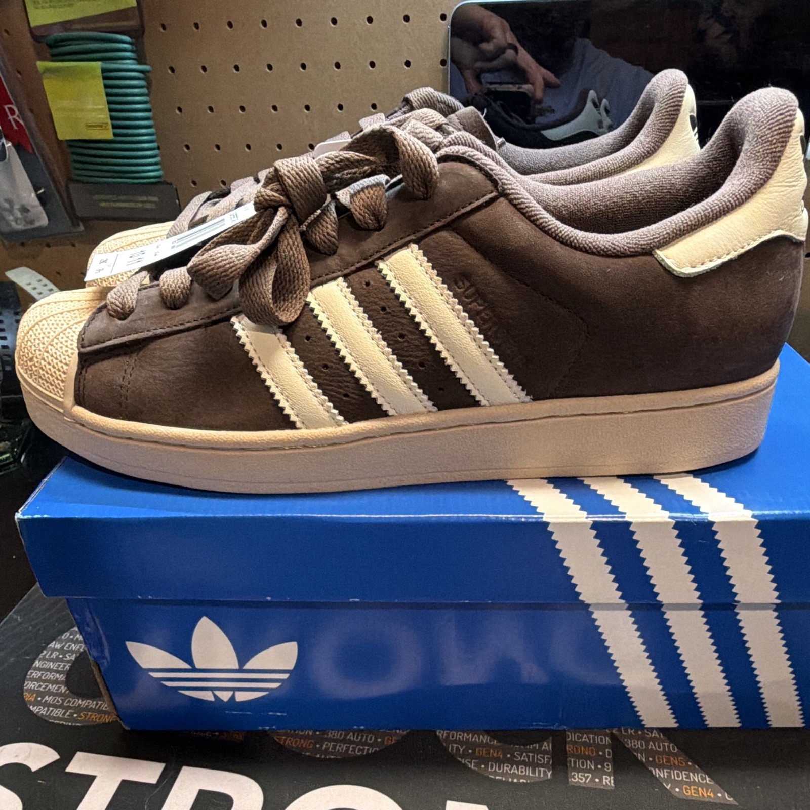 adidas Superstar II IH9314 Aurora Coffee/Off White/Stone Khaki Low Top Men