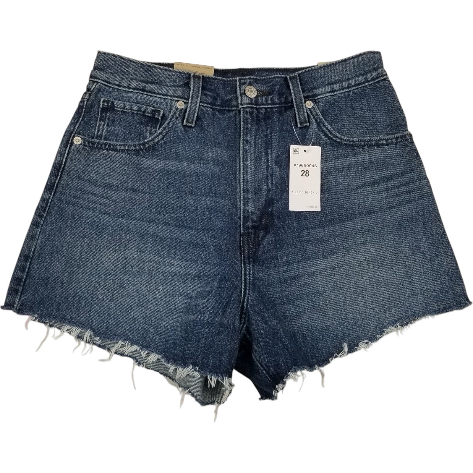 Levi’s Women’s Size 28 High-Waisted Relaxed Fit 5 Pocket Cotton Denim Mom Short